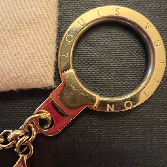 Beautiful, authentic Louis Vuitton bracelet, gold tone, beige, cream - Picture 4 of 12